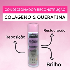 Condicionador Colágeno E Queratina Soft Beauty 300ml na internet