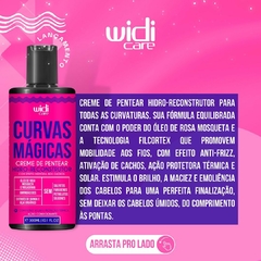 Kit Widi Care Curvas Magicas Shampoo Cond Creme Mascara - Beleza Marcante Cosméticos
