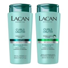 Kit Lacan Curls e Nutri Shampoo Hidratante Modelador Cachos