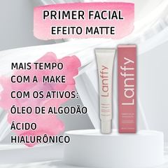 Primer Facial Efeito Matte Pré Make Maquiagem Lanffy 30ml - Beleza Marcante Cosméticos