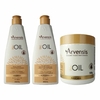 Kit Arvensis Tec Oil Shampoo + Condicionador + Máscara 500g