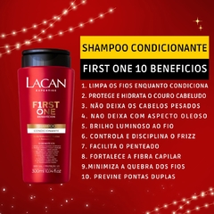 Shampoo Condicionante First One Lacan 300ml 10 Beneficios na internet