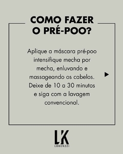 Kit Lokenzzi Intensifique Shampoo Cond Mascara Pré Poo - loja online