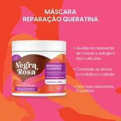 Máscara Capilar Reparação Queratina Negra Rosa 500g - comprar online