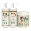 Kit Apse África Baobá Co Wash Creme Pentear 1l Máscara 500g