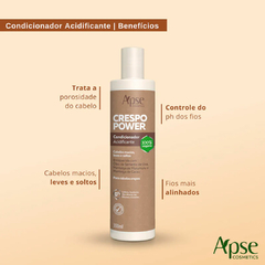 Kit Apse Crespo Power Shampoo Condicionador Creme Máscara na internet
