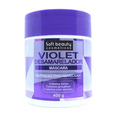 Máscara Sem Sal Desamarelador Violet Soft Beauty 400g
