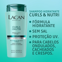Kit Lacan Curls e Nutri Shampoo Hidratante Modelador Cachos - comprar online