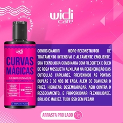 Kit Widi Care Curvas Magicas Shampoo + Cond + Creme + Soroh na internet