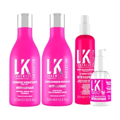 Kit Lokenzzi Intensifique Shampoo Condicionador Spray Gloss