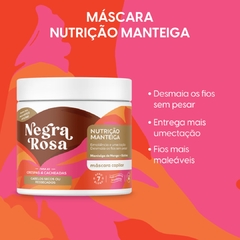 Máscara Capilar Nutrição Manteiga Negra Rosa 500g - loja online