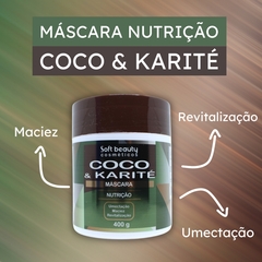 Mascara Nutrição Umectação Coco E Karité Soft Beauty 400g na internet