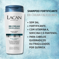 Shampoo Fortificante BB Cream Excellence Lacan 300ml na internet