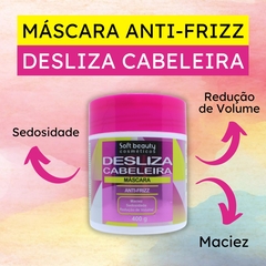 Mascara Anti-frizz Desliza Cabeleira Soft Beauty Softfix 400g na internet