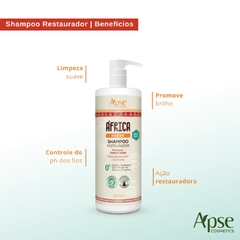 Shampoo Restaurador Limpeza Suave Africa Baobá Apse 1l - comprar online