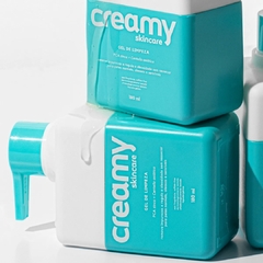 Gel de Limpeza Facial Creamy Skincare Hidratante 180ml - Beleza Marcante Cosméticos