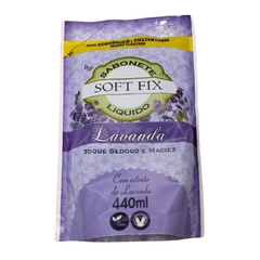 Refil Econômico Sabonete Liquido Lavanda Soft Fix 440ml