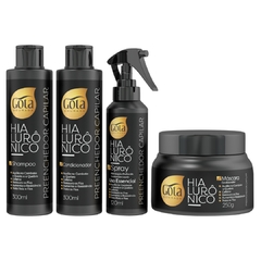 Kit Gota Hialurônico Shampoo Condicionador Spray Máscara