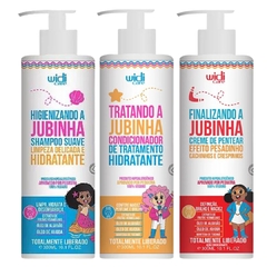 Kit Widi Care Jubinha Shampoo Condicionador Creme Crespos