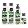 Kit Gota Nata de Coco Shampoo Condicionador Creme Óleo