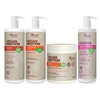 Kit Apse Vegan Shampoo Cond e Máscara + Ativador de Cachos