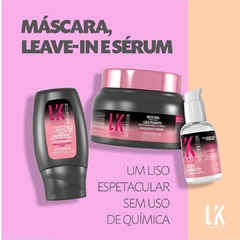 Kit Lokenzzi Liso Perfeito Shampoo + Condicionador + Serum - Beleza Marcante Cosméticos
