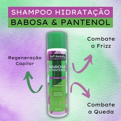 Shampoo Hidratação Babosa E Pantenol Soft Beauty 300ml na internet