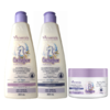 Kit Arvensis Cachinhos Shampoo + Condicionador + Geleia Forte