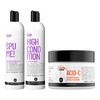 Kit Curly Care Shampoo + Condicionador + Acidificante Acid-C