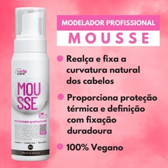 Kit Curly Care Shampoo Cond Leave-in Forte Mousse Gelatina - loja online