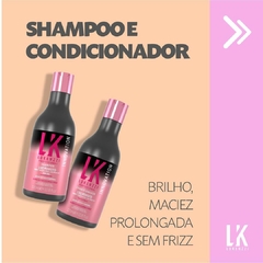 Kit Lokenzzi Liso Perfeito Shampoo Condicionador Leave In na internet