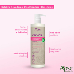 Kit Apse Cachos Shampoo e Condicionador 1l + Gelatina 500ml - Beleza Marcante Cosméticos