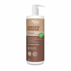 Shampoo Crespo Power Apse 1l Hidratação Maciez Low Poo