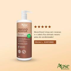 Shampoo Crespo Power Apse 1l Hidratação Maciez Low Poo - comprar online