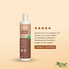 Shampoo Crespo Power Apse 300ml Hidratação Maciez Low Poo - Beleza Marcante Cosméticos