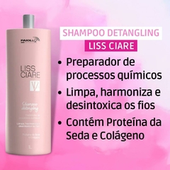 Shampoo Detangling Liss Ciare Bambu Paiolla 1l Preparador na internet