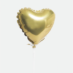 Globo Corazón dorado 46 cm