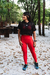 Legging Basic Jacquard Red Coral - loja online