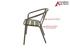 Cadeira Tubular Alumínio - Sorveteria, Lanchonete - comprar online