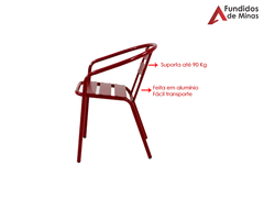 Cadeira Tubular Alumínio - Sorveteria, Lanchonete