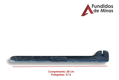 Chave Para Virar Ferro 3/16 Ferro Fundido - comprar online