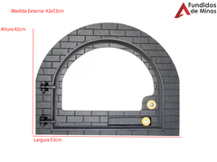 Porta Iglu em Ferro Com Frente Em Vidro Temperado - comprar online