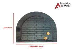 Porta De Ferro Fundido Para Forno Modelo Pizza Iglu - comprar online