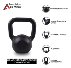 Kit Kettlebell + Halteres Pintados - TOTAL 30kg na internet