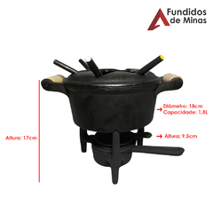 Kit Serviço De Fondue Panela de Ferro Completo - buy online
