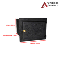 Forno Ferro Fundido Tampa De Ferro Grande+ Chapa Multiuso 3f - buy online