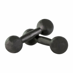 Halter Bola Pintado 1kg à 4kg - Preto na internet