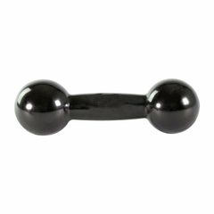 Halter Bola Emborrachado 1kg à 4kg - Preto