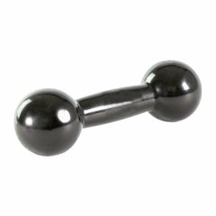 Halter Bola Emborrachado 1kg à 4kg - Preto - comprar online