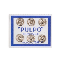 Broche A Presión Marca Pulpo Tira N°0 De 8 Mm X 36 Unidades - comprar online